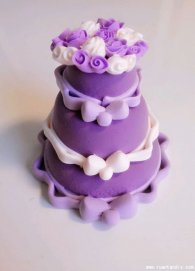 diy制作浪漫唯美的超轻创意小蛋糕