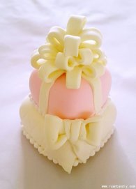diy制作粉嫩唯美的超轻黏土创意小蛋糕