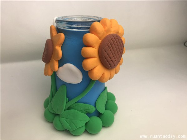 DIY教程教你如何制作黏土生花瓶