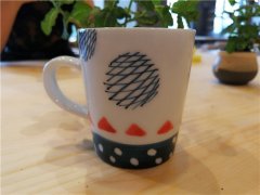 手工DIY益智乐园分享手工彩绘创意陶瓷杯