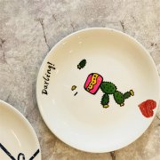 陶艺DIY创意加盟店陶瓷作品--彩绘仙人掌
